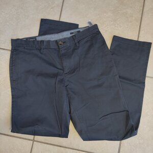 Mn's Dress Pants Gray Straight Fit